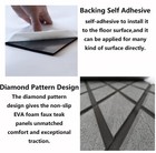 Eva Foam Boat Flooring Nonskid Marine Sea Decking Carpet   Dark Gray Diamond Mat