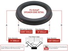 Jl Audio Fathom F113 Subwoofer 13 5  Speaker Foam Edge Repair Kit  single 