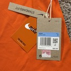 Nike Golf Dri-fit Orange Polo Shirt At6111-820 Men   s Size Medium New