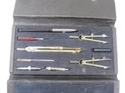 Vintage Charvoz No 612 Drafting Tool Set Complete Engineering Case Usa