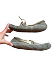 Ugg Grey Leather Dakota Moccasin Slippers Us Women   s 9 Sn 5612
