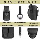 Tactical Police Duty Utility Belt-security Guard Belt Nylon Law Enforcement M   