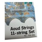 Pyramid Aoud Strings 11-string Set No  706200 Oud Silver Nylon     Made In Germany