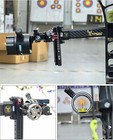 1 Pin Compound Bow Sight Carbon 4x 6x 8x Lens 0 019  Adjustable Archery Sports