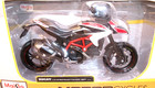 2014 Maisto Motorcycles 1 12 Scale Black White Red 2013 Ducati Hypermotard Sp