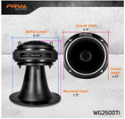 Prv Audio Wg2500ti 2  Titanium Compression Driver W  Aluminum Horn 200w 8  