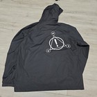 Panic  At The Disco Logo Button Up Windbreaker Jacket Hoodie Size Xl