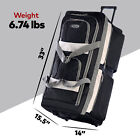 Olympia 33  8 Pocket U Shape Rolling Duffel Bag W  Retractable Handle  open Box 