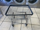 Uimoso Wire Laundry Cart Wire Laundry Basket 2 5 Bushel Heavy Duty W  4   Wheels
