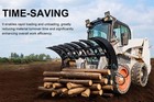 72  Brush Root Rake Grapple Attachment For Bobcat Skid Steer