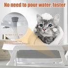 Foldable Elevated Dog Bath Tub Pet Wash Station White