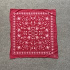 Vintage Color Fast Bandana 20 X 20 Western Cowboy 70s 80s