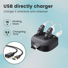 Jinghao 1 Pair Rechargeable Hearing Aid Sound Ear Device Hearing Amplifier Us