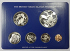 1976 British Virgin Islands Proof Set The Franklin Mint W  Box   Coa
