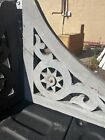 Large C1870 Pair Victorian Corbel Brackets Htf Star Motif 33    X 20 25 X 1 5   