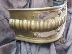 Antique Victorian Brass Fireplace Fender Pierced Claw Feet 47  Guard