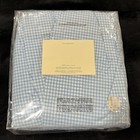 Pottery Barn Kids Baby Blue   White Gingham Full Size Bedskirt New In Package