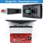 10  1 Din Car Stereo With Carplay And Android Auto  Rotatable Touch Screen Radio
