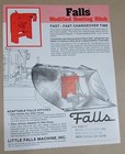 Vintage Little Falls Machine Hydraulic Motor Grader Snow Plow Hitches Brochure