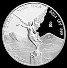 2024 Mexico Libertad  999 Silver 2 Ounce Proof Coin In Capsule