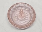 Vintage Fenton Pink Dusty Rose Glass Ring Holder Dish Trinket Jewlery