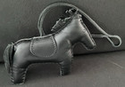 Hermes Milo Lambskin Rodeo Horse Bag Charm Pm So Black With Box And Ribbon  2020