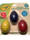 Crayola  3ct Each- My First Crayola Washable Palm-grasp Crayon Eggs  12  Mos      