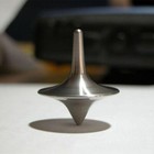 Metal Spinning Top Gyro Toy Silver Balance Totem Movie Style Desk Fidget Spinner