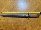 Rare Vintage Wwi Era Ej   Ab Locking Bayonet W Scabbard Rare  No Rust