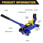 Floor Lifter stand Combo Low Profile Hydraulics Tire Repair Steel Racing Lift