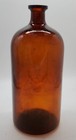 Antique Whitall Tatem Wt Co Large Brown Apothecary Chemist Pharmacy Bottle 13  