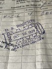 Antique 1929 Howe Texas Grayson County Tax Receipt Statement Arnspiger