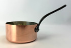Vintage Baumalu Copper Pan Pot Sauce W  Cast Iron Handle Made In France
