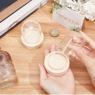 Tiny Clear Cloche Glass Dome Glass Bell Jar Globe Display Case With Natural Base