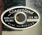 1970 s Vintage Slingerland Snare Drum 14x5 Chrome 8 Lug W  Original Case   Stand