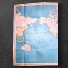 Vintage 1950s Hammond International World Map Large Fold-out 50x33 Mid-century
