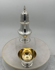 Tiffany   Co  Heavy  Sterling Silver Guilded Salt Cellar   Pepper Shaker