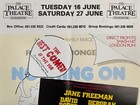 Noises Off The Palace Theatre Manchester 1987 Large Poster - Gc