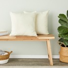 Set Of 4 Blank Throw Pillow Covers  Cushion Cases For Diy Crafts  17 X 17 In