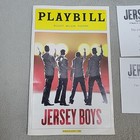 Jersey Boys Playbill     August Wilson Theatre     2 Inserts     Broadway Free Ship