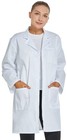 Professional Lab Coat For Women Men Long Sleeve  White  Unisex