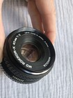 Three Slr Camera Lenses 49mm 55mm 58mm Soligor Minolta