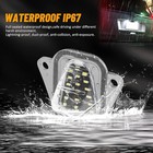 Pack 2 Led License Plate Tag Light For 2007-14 Suburban Tahoe Yukon Escalade Esv