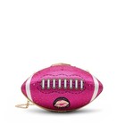 Betsey Johnson  xotackle  Pink Rhinestone Football Crystal Crossbody   Nwt     