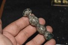 Extremely Rare Ancient Roman Glass Game Piece With Iridescent Patina