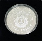 Cambodia 4 Franc 1860 Norodom Souvenir Silver Coin Unc Box Cert