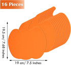 32 Pieces Halloween Foam Pumpkin Craft Kit And Pumpkin Foam Stickers Self Adhesi