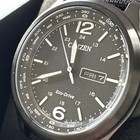 Citizen Eco-drive Men s Calendar Compass Dial Black Sport Watch 44mm Aw0115-03e