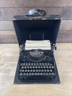 Antique 1930   s Continental Wanderer 35 Typewriter With Case German