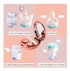 Contact Lens New Case Kit Portable Travel Box With Mirror Tweezers Extra Cases